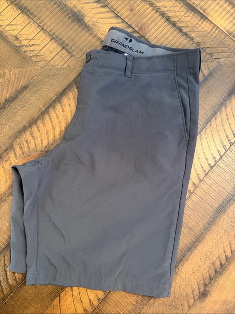 Grand Slam Men’s Charcoal Gray Golf Shorts